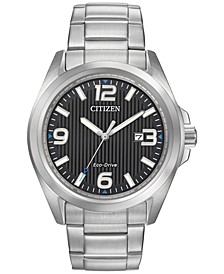 Men's Eco-Drive Stainless Steel Bracelet Watch 43mm AW1430-86E 
