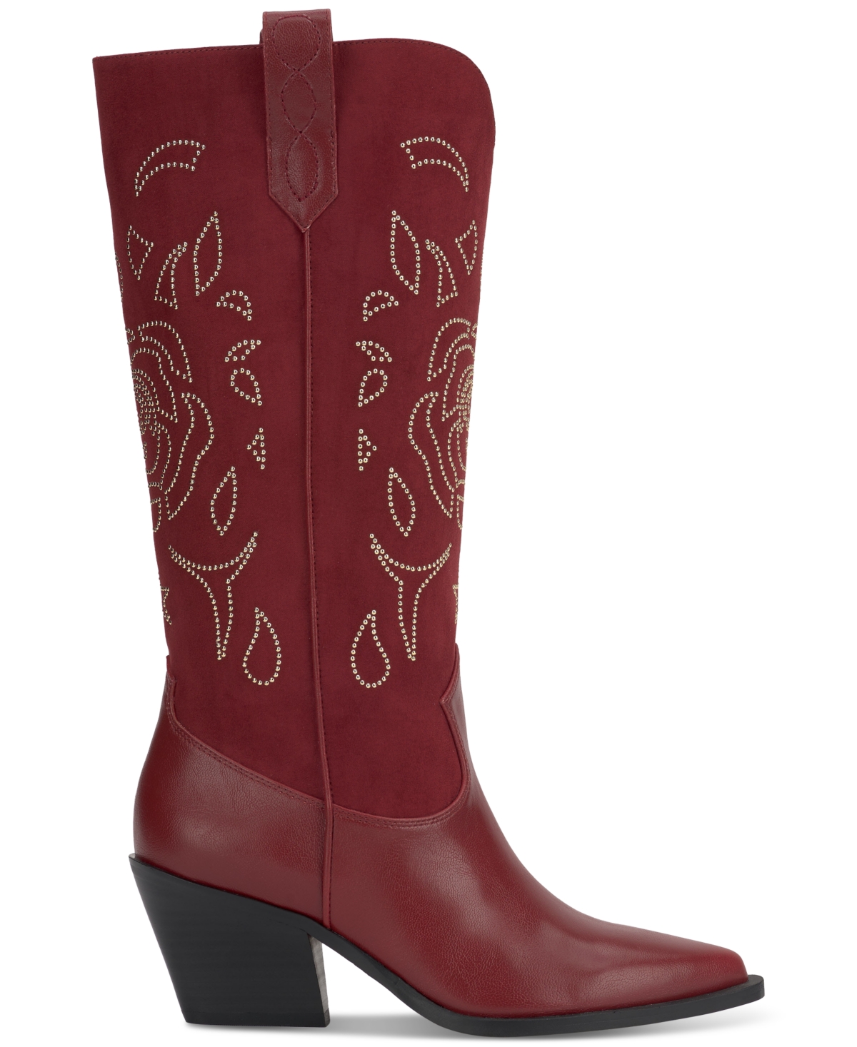 Jessica Simpson Women's Zodra Tall Western Cowboy Boots In Red