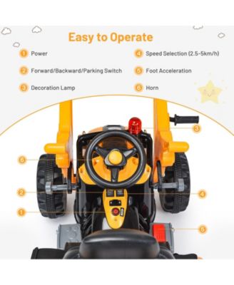 12V Battery Powered Kids Ride-on Dumper Truck