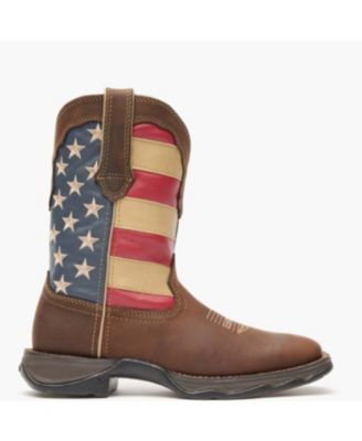 Lady Rebel by Patriotic Women's Pull-On Western Flag Boot