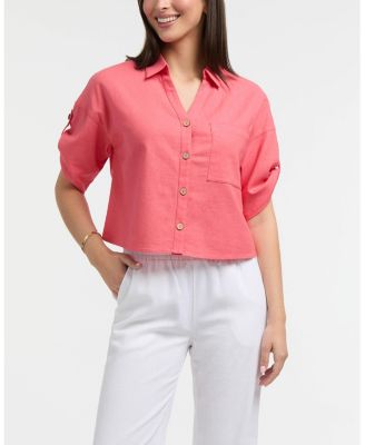 Women's Camp Shirt with Button Front
