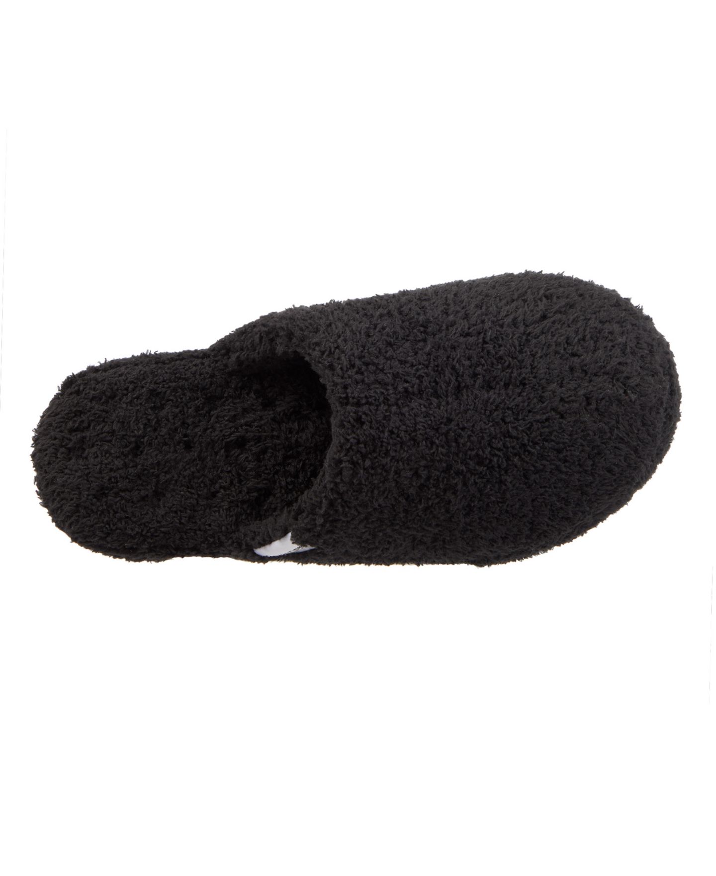 Женские сабо Isotoner Signature Cozy Plush Terry Knit Joey Clog Slippers, цвет: Чёрный — фото 3