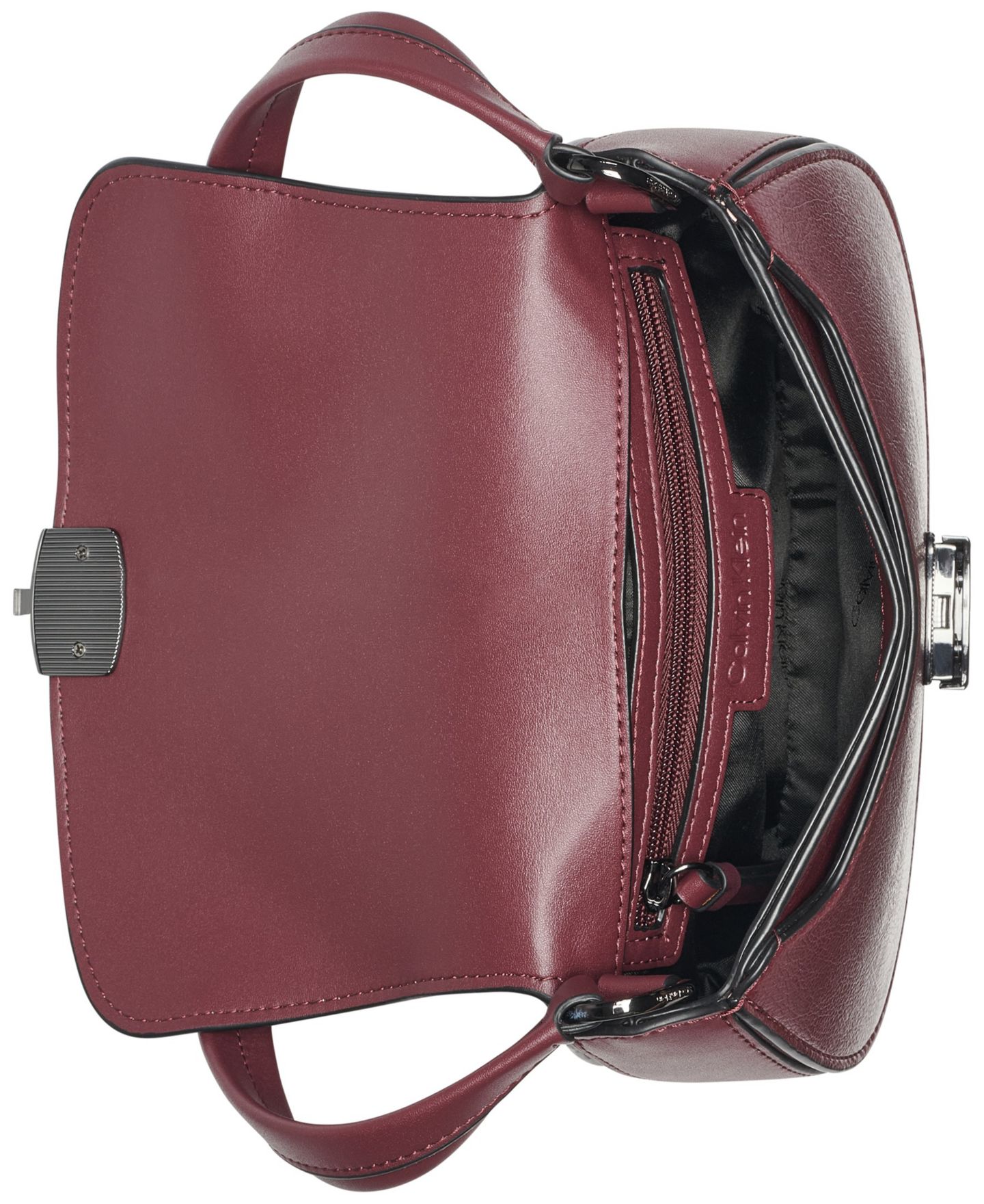 Женская сумка Calvin Klein Alina Mini Shoulder, цвет: Deep Rouge — фото 4