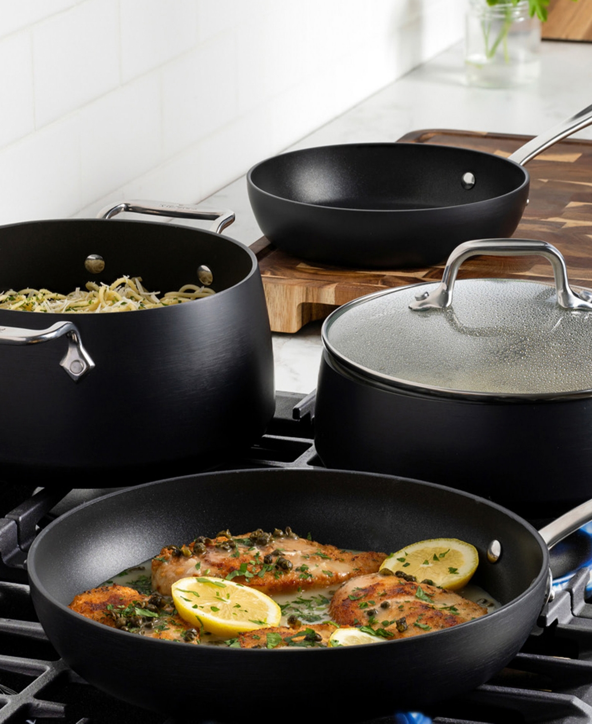 All-clad Ha1 Expert Nonstick Hard-anodized 4-qt. Soup Pot & Lid