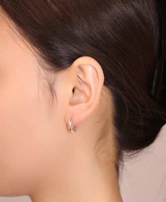 Cubic Zirconia and Opal Evil Eye Hoop Trio Earring Set