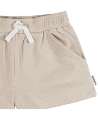 Baby Girls Knit Shorts, 3-Pack