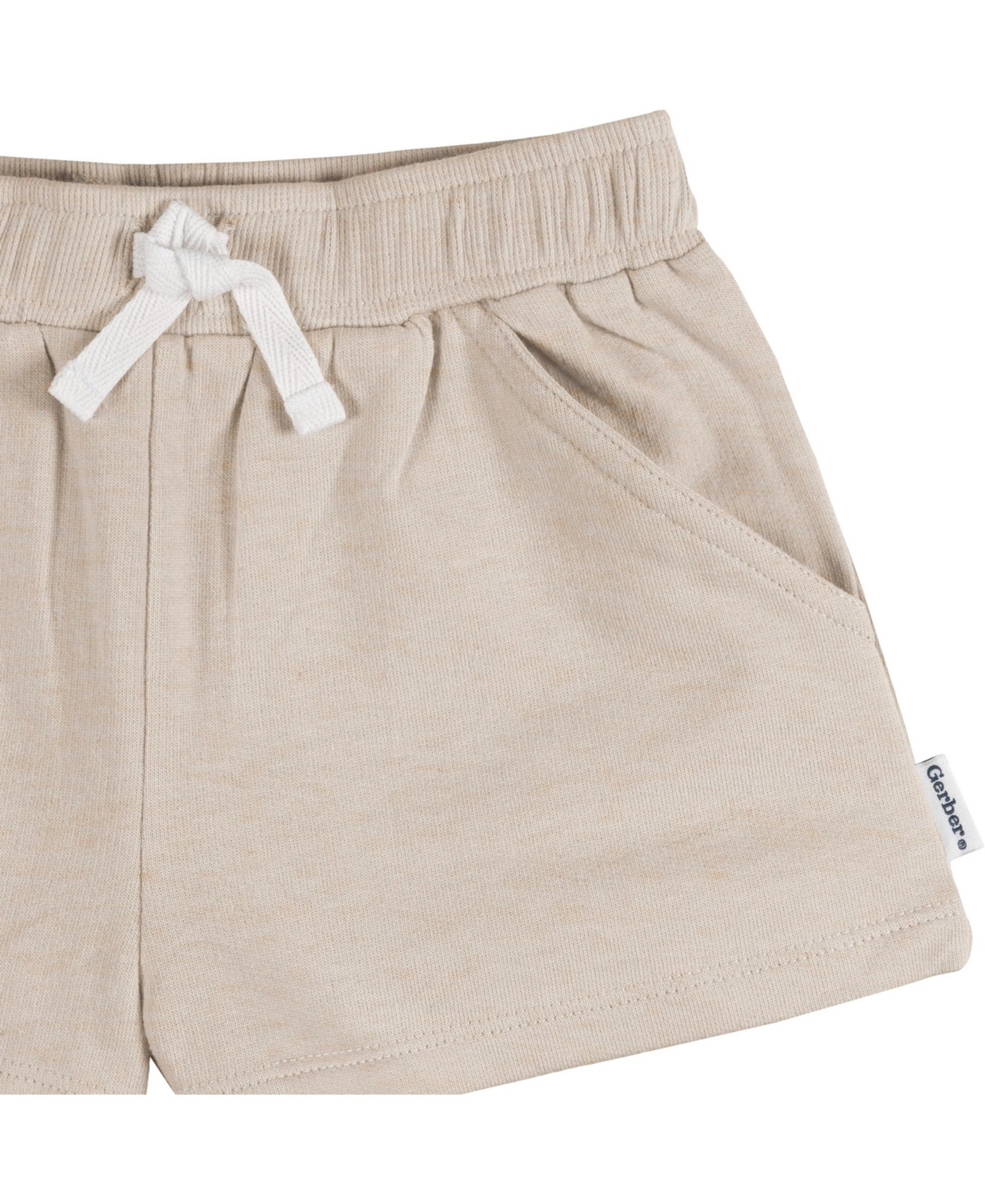 Gerber Toddler & Baby Girls Knit Shorts, 3-Pack