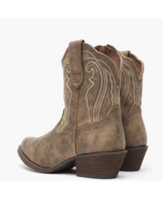 Crush by Women's Distressed Shortie Western Boot
