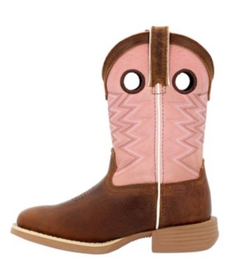 Kids Lil  Rebel by Kids  Dark Chestnut Bubblegum Western Boot