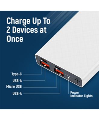 5,000mAh Rapid Charging Multi-Port Slim Power Bank