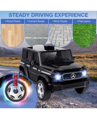 12V Licensed Mercedes-Benz EQG Kids Ride On Car with Remote Control