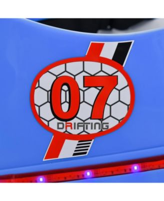 12V Electric Kids Ride On Bumper Car with Flashing Lights for Toddlers