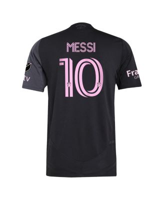 Men's Lionel Messi Black Inter Miami CF 2025 The Fortitude Kit Authentic Player Jersey