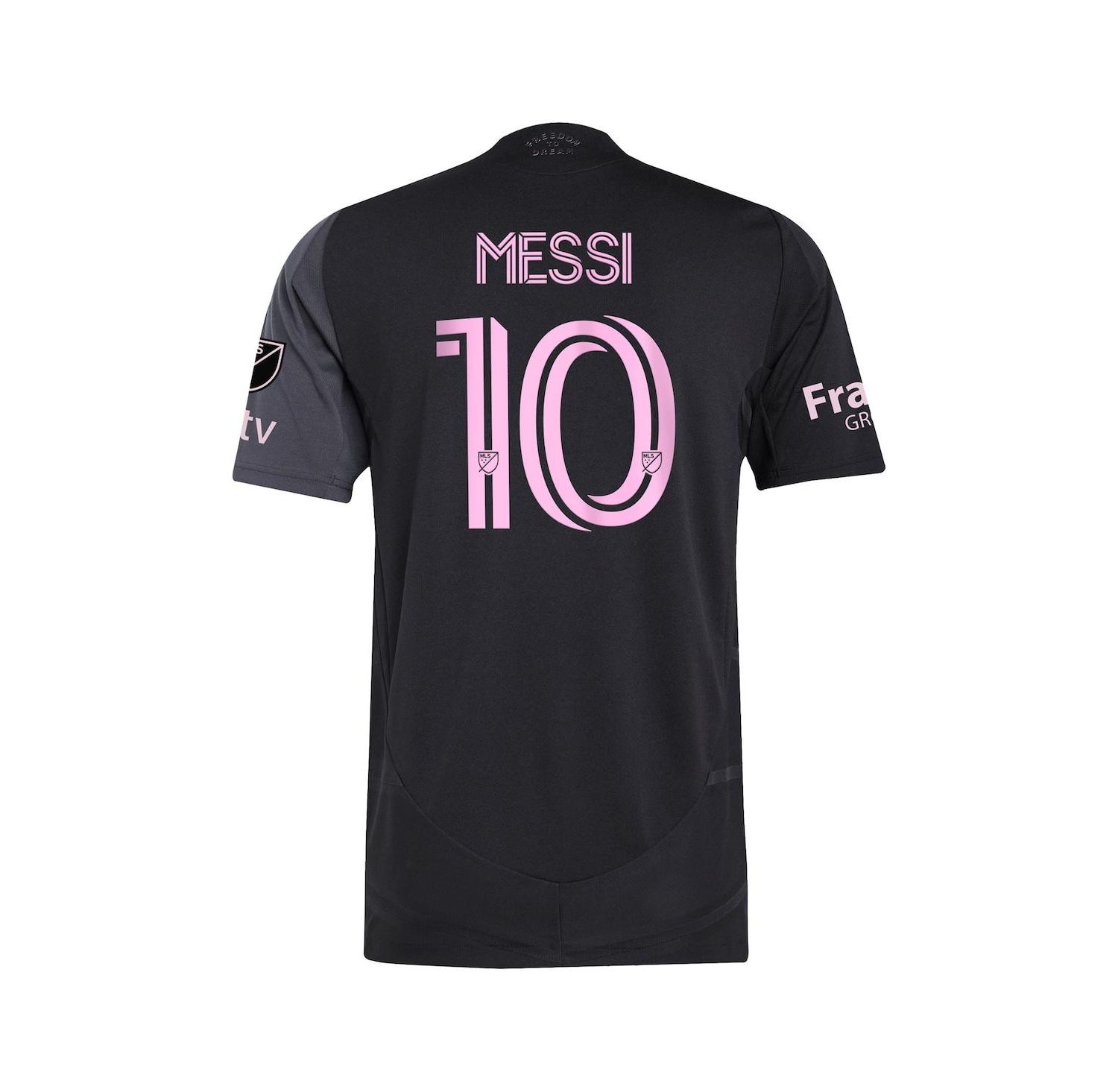 Men's Lionel Messi Black Inter Miami CF 2025 The Fortitude Kit Authentic Player Jersey