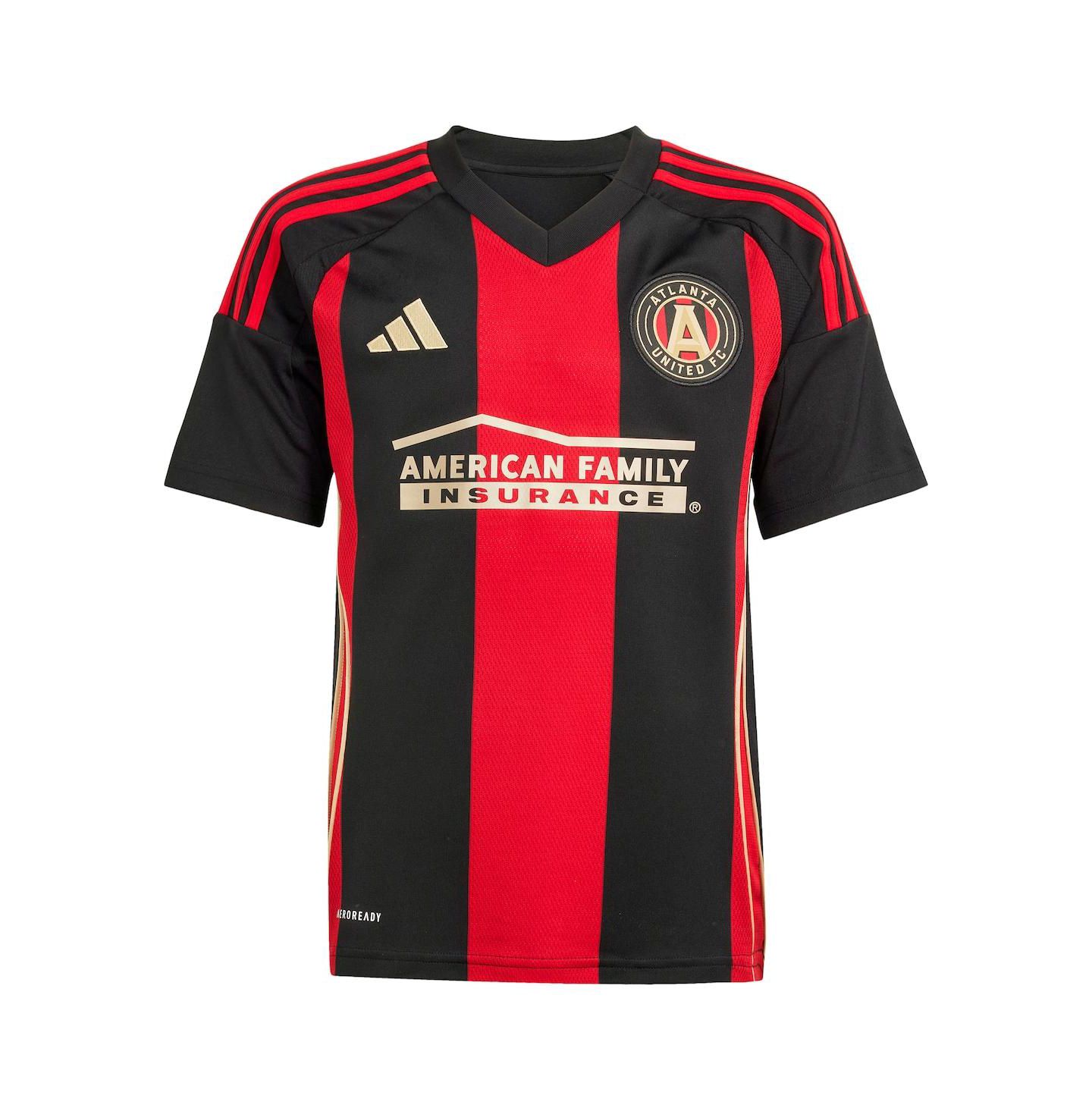 Детское джерси adidas Miguel Almiron Atlanta United FC 2025 The Connector Replica, Black — фото 2