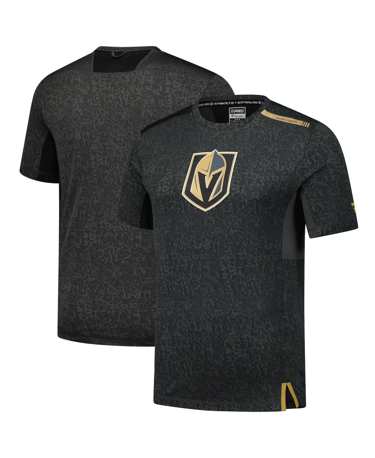 Fanatics Men's Charcoal Vegas Golden Knights Authentic Pro Performance T-shirt
