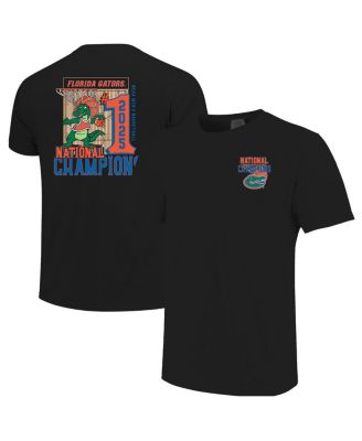 Image One - Men's Black Florida Gators 2025 NCAA Men's Basketball National Champions Comfort Colors Court T-Shirt