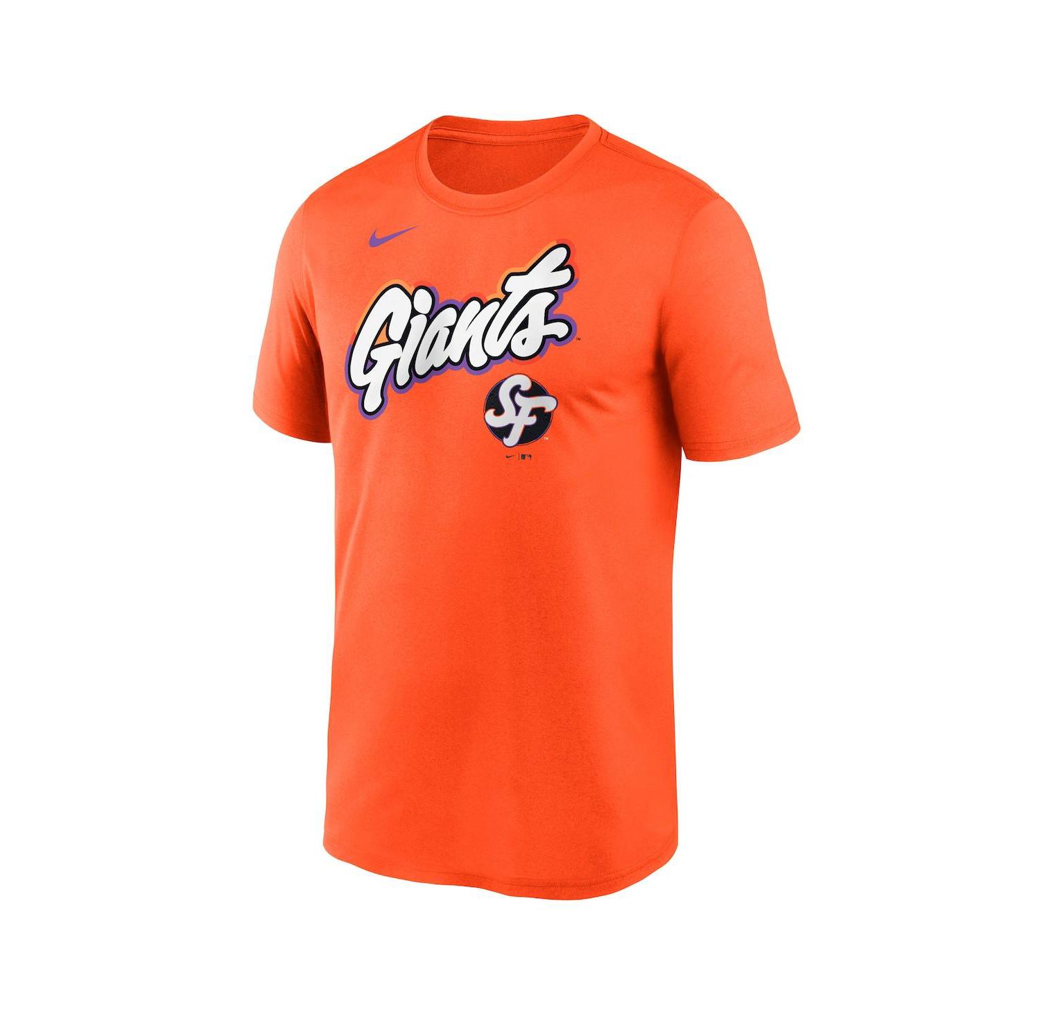 Men's Orange San Francisco Giants 2025 City Connect Team Phrase Legend Performance T-Shirt