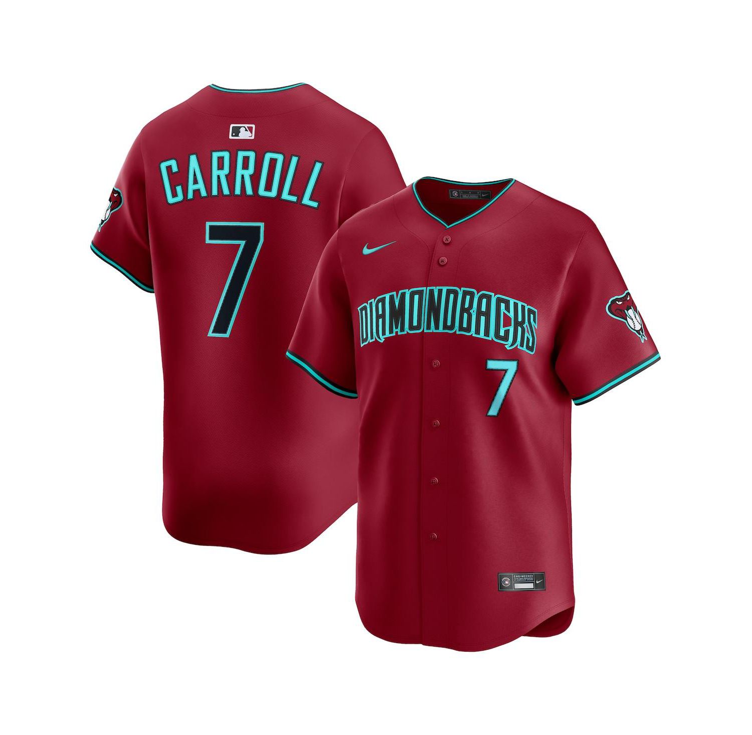 Men's Corbin Carroll Red Arizona Diamondbacks Alternate Limited Jersey