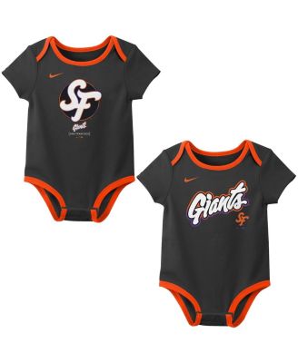 Nike - Newborn 2-Pack Gray San Francisco Giants 2025 City Connect Bodysuit