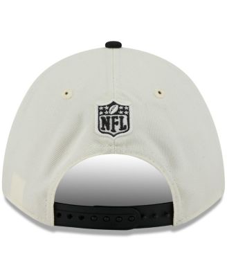 Men's Cream/Black Cincinnati Bengals 2025 NFL Draft 9FORTY A-Frame M-Crown Adjustable Hat