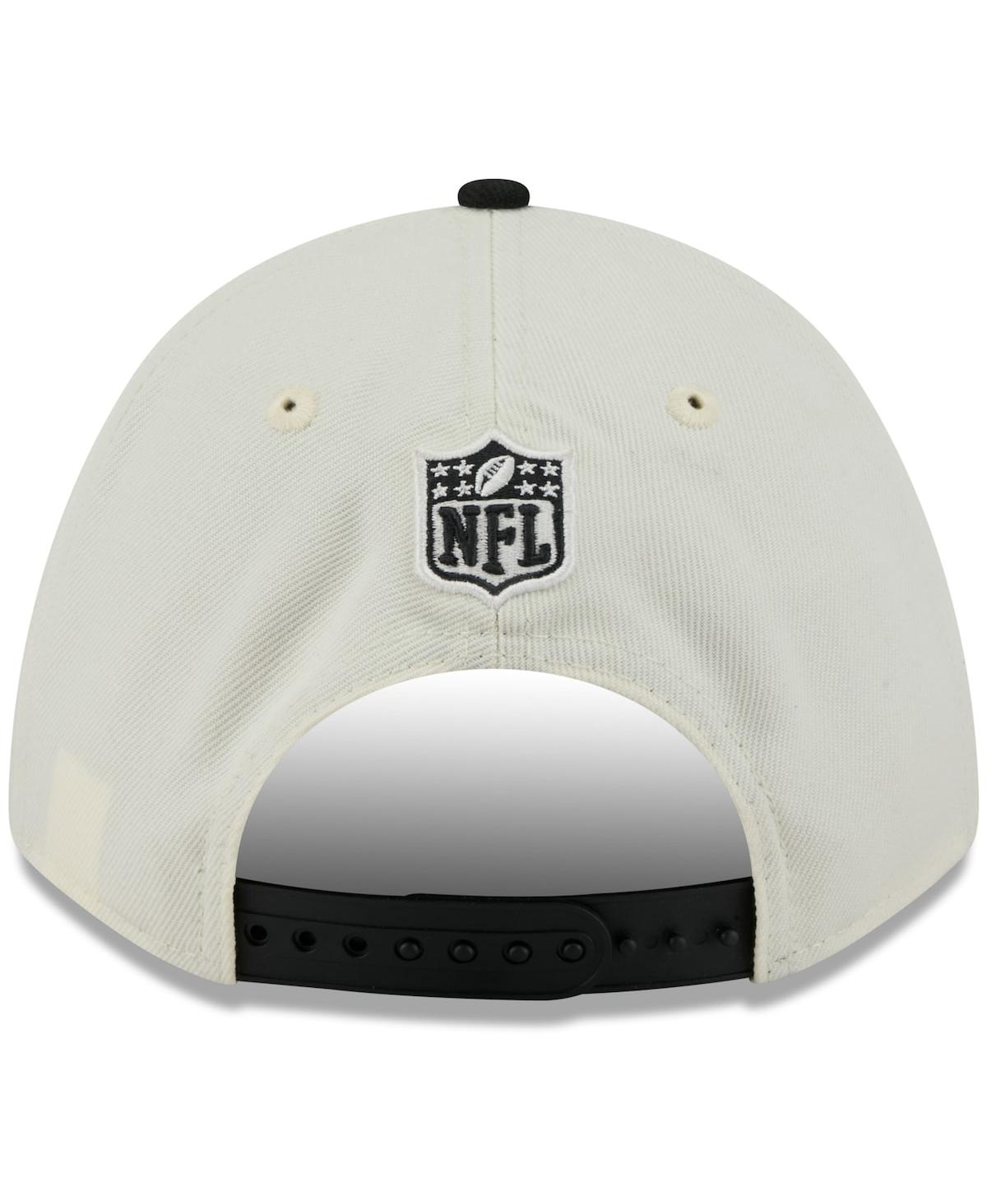 NEW ERA MEN'S CREAM/BLACK CINCINNATI BENGALS 2025 NFL DRAFT 9FORTY A-FRAME M-CROWN ADJUSTABLE HAT 