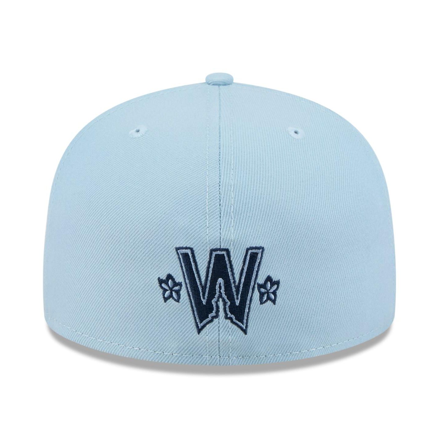 Мужские головные уборы New Era Light Blue Washington Nationals 2025 City Connect Fan Pack 59FIFTY Fitted Hat — фото 4