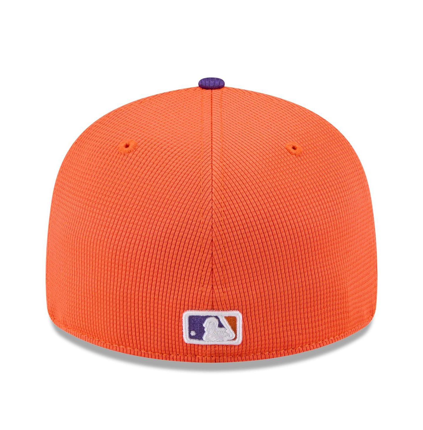 Мужская кепка New Era Orange/Purple San Francisco Giants 2025 City Connect Batting Practice Low Profile 59FIFTY Fitted Hat — фото 4