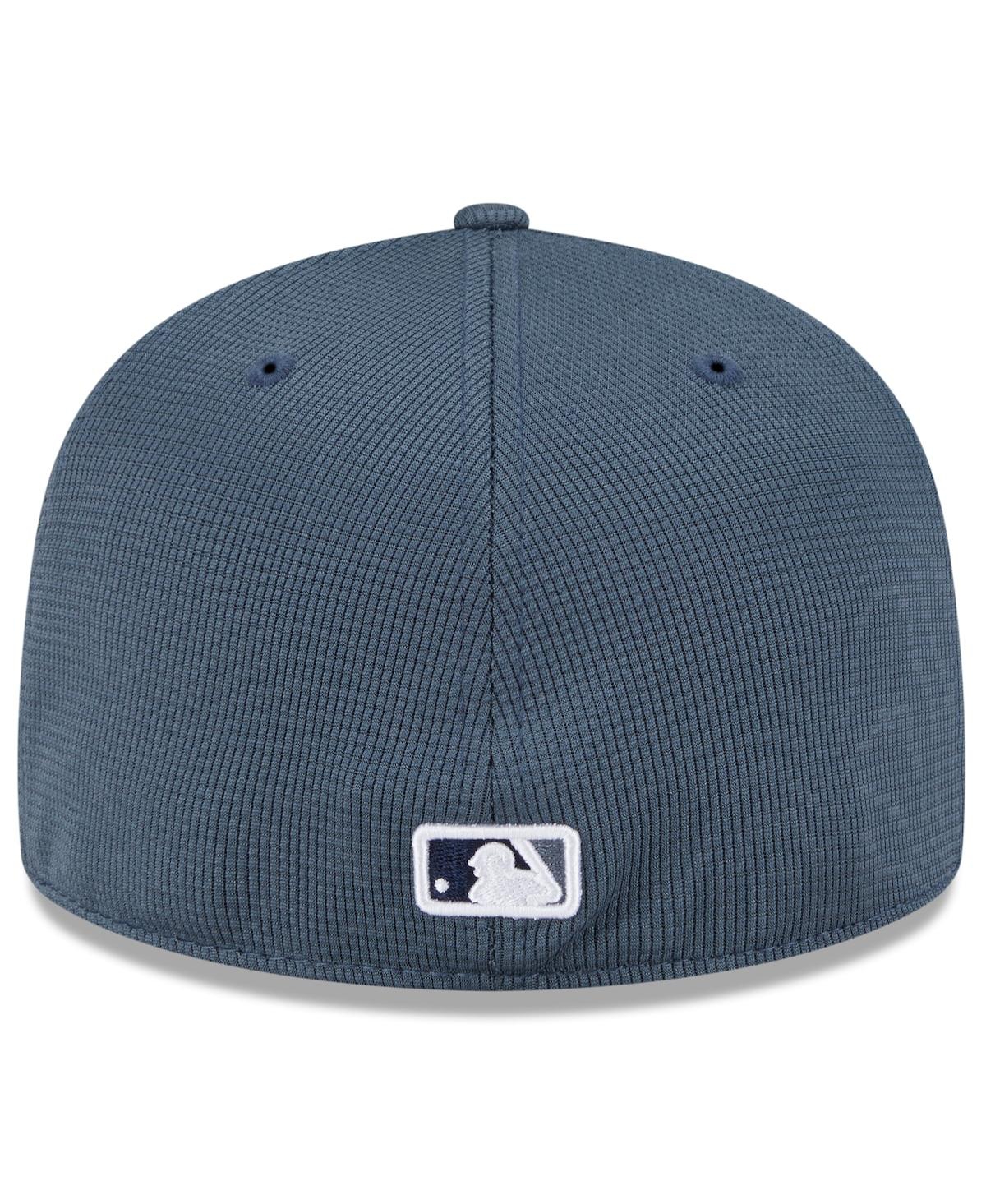 Shop New Era Men's Blue Washington Nationals 2025 City Connect Batting Practice 59fifty Fitted Hat