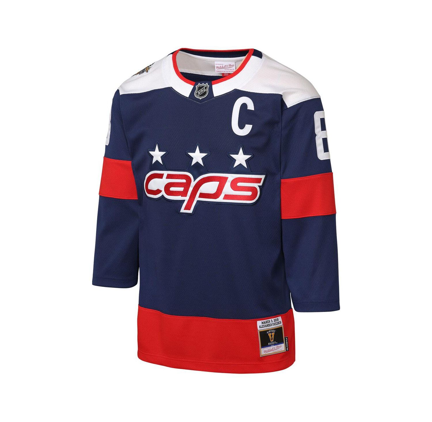 Big Boys and Girls Alexander Ovechkin Navy Washington Capitals 2018 NHL Stadium Series Power Play 2.0 Player Jersey