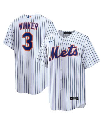 Nike - Men's Jesse Winker White New York Mets Home Replica Jersey
