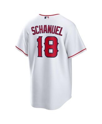 Men's Nolan Schanuel White Los Angeles Angels Home Replica Jersey