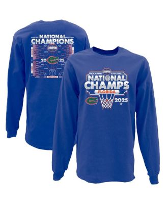 Blue 84 - Men's Royal Florida Gators 2025 NCAA Men's Basketball National Champions Long Sleeve T-Shirt