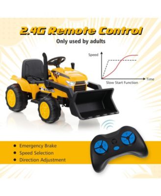 12V Kid's Ride on Excavator with Adjustable Digging Bucket