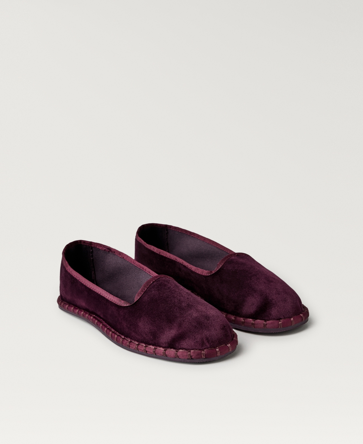 Mango Women's Velour Slippers
