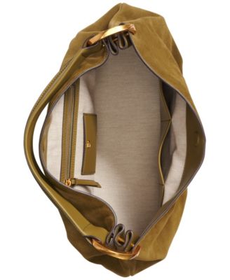 Glenwood Suede Shoulder with Beaded Tassel Detail