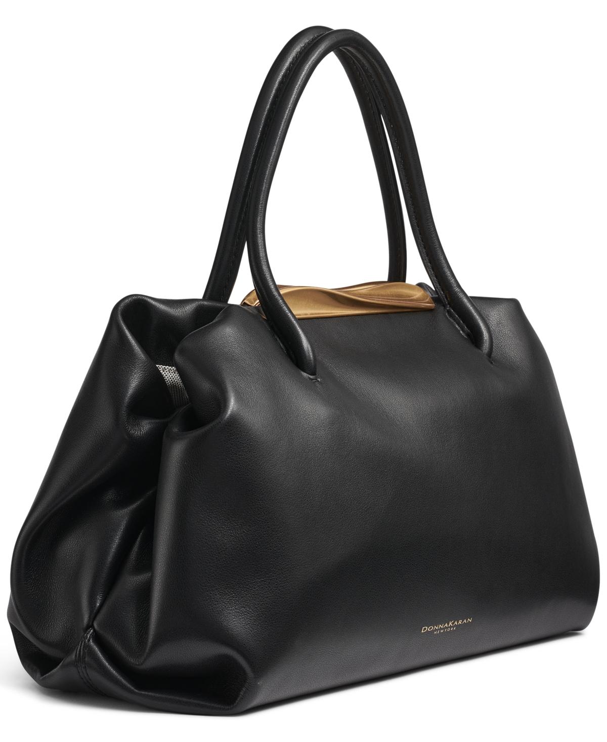 Donna Karan Poplin Satchel Bag