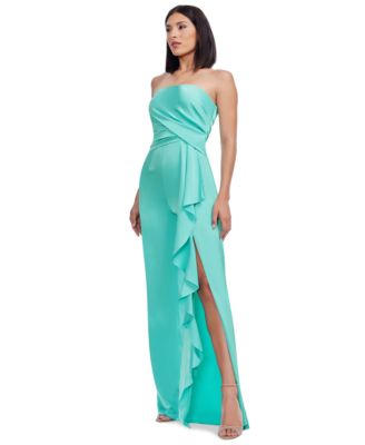 Women's Shawn Ruffled Side-Slit Jumpsuit