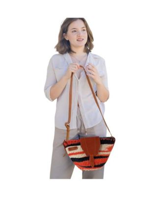 Dawn Handmade Sisal Crossbody Shoulder Bag