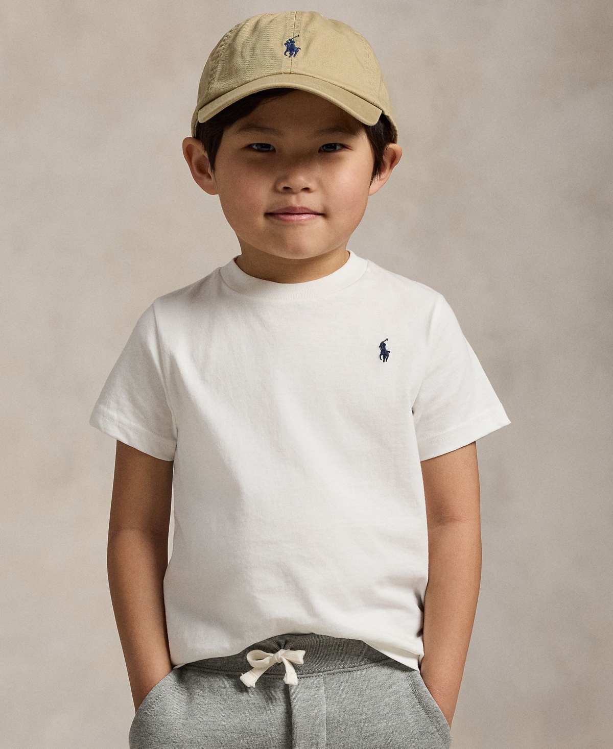 Polo Ralph Lauren Toddler & Little Boys Cotton Cotton Jersey T-Shirt - White