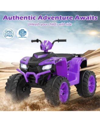 24V Kids Ride-On Electric ATV with Wireless Connection for Toddlers 3-8 Years Old
