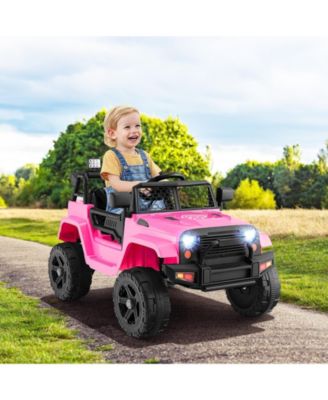 12V Kids Ride On Truck with Remote Control and Headlights