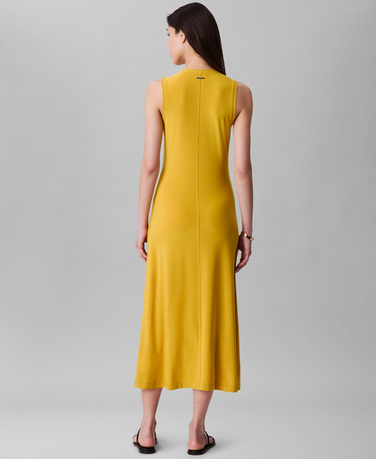 Calvin Klein Women's Sleeveless Knit Midi Dress