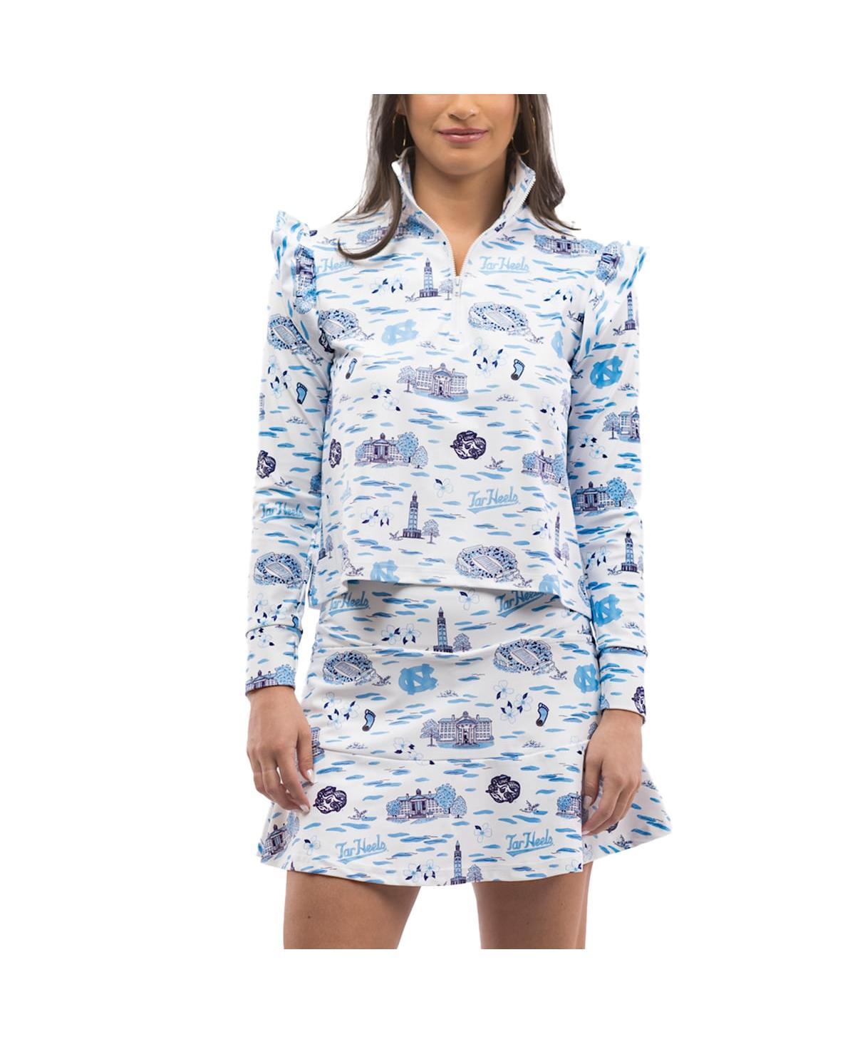 Women's Carolina Blue/White North Carolina Tar Heels Tailgate Molly Skort - Blue, White