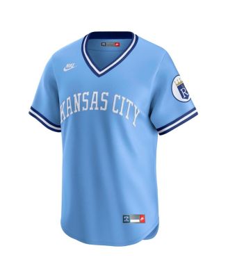 Men's Bo Jackson Light Blue Kansas City Royals Throwback Cooperstown Collection Limited Jersey
