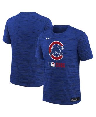 Nike - Big Boys and Girls Royal Chicago Cubs Authentic Collection Velocity Performance T-Shirt