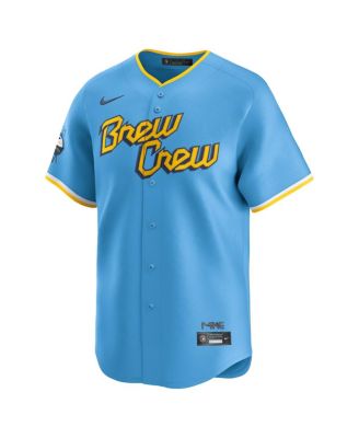 Men's Light Blue Milwaukee Brewers City Connect Limited Jersey