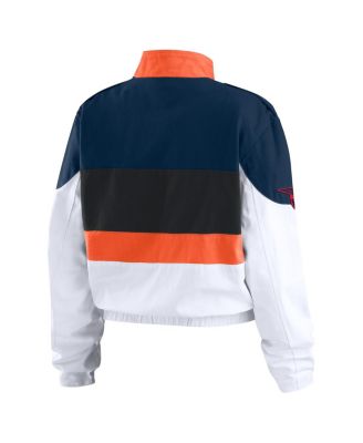 Women's Orange/White Houston Astros Racing Full-Zip Jacket