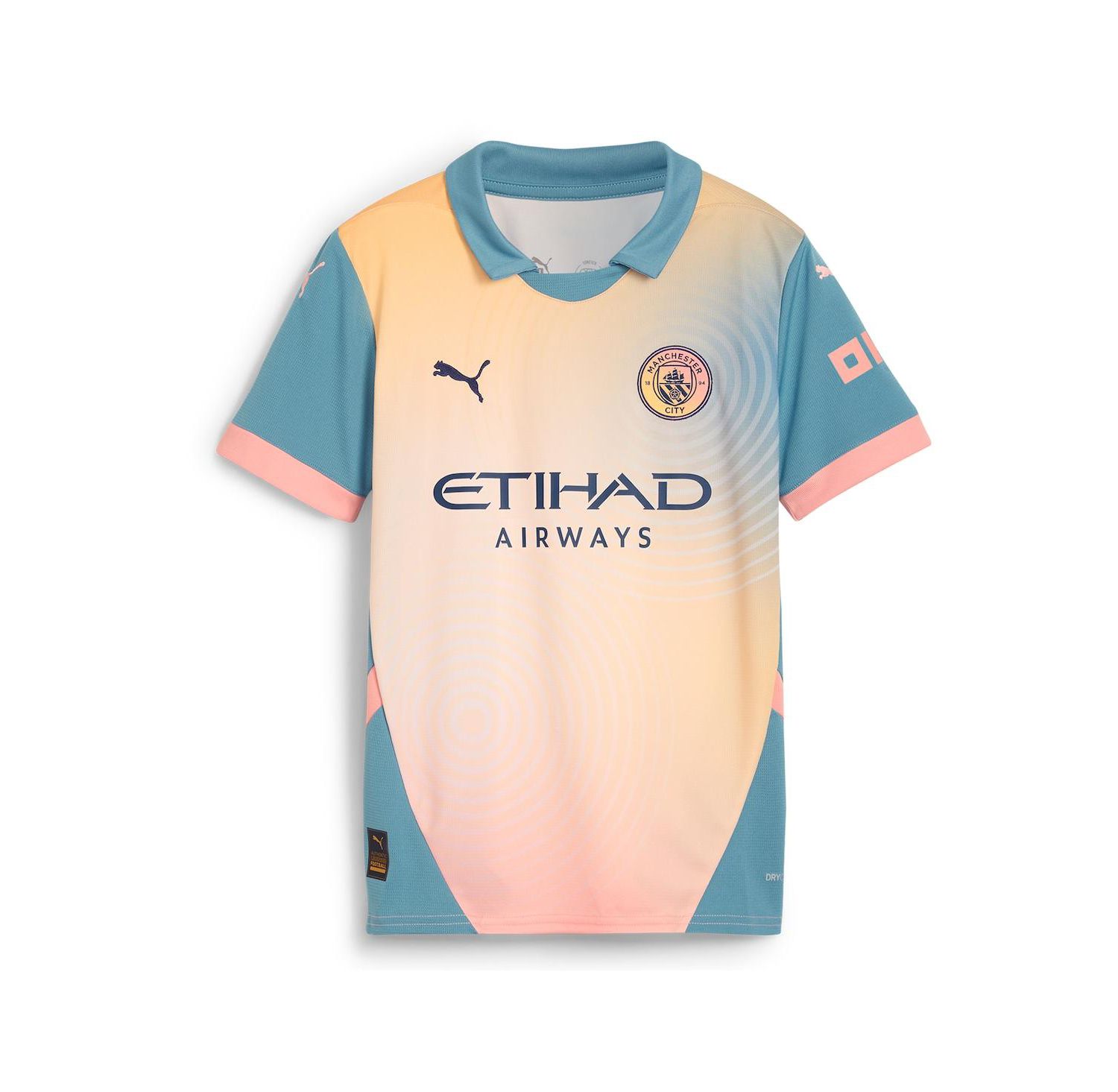 Youth Kevin De Bruyne Blue Manchester City 2024/25 Fourth Replica Player Jersey