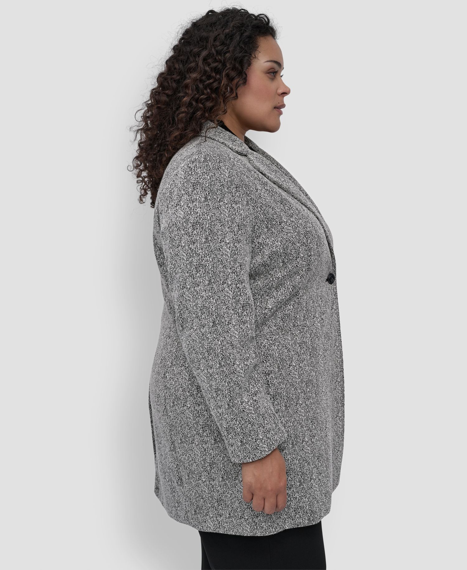 Plus Size Double D Topper Jacket
